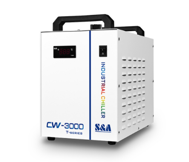 What are the factors that determine the cooling capacity of the laser chiller